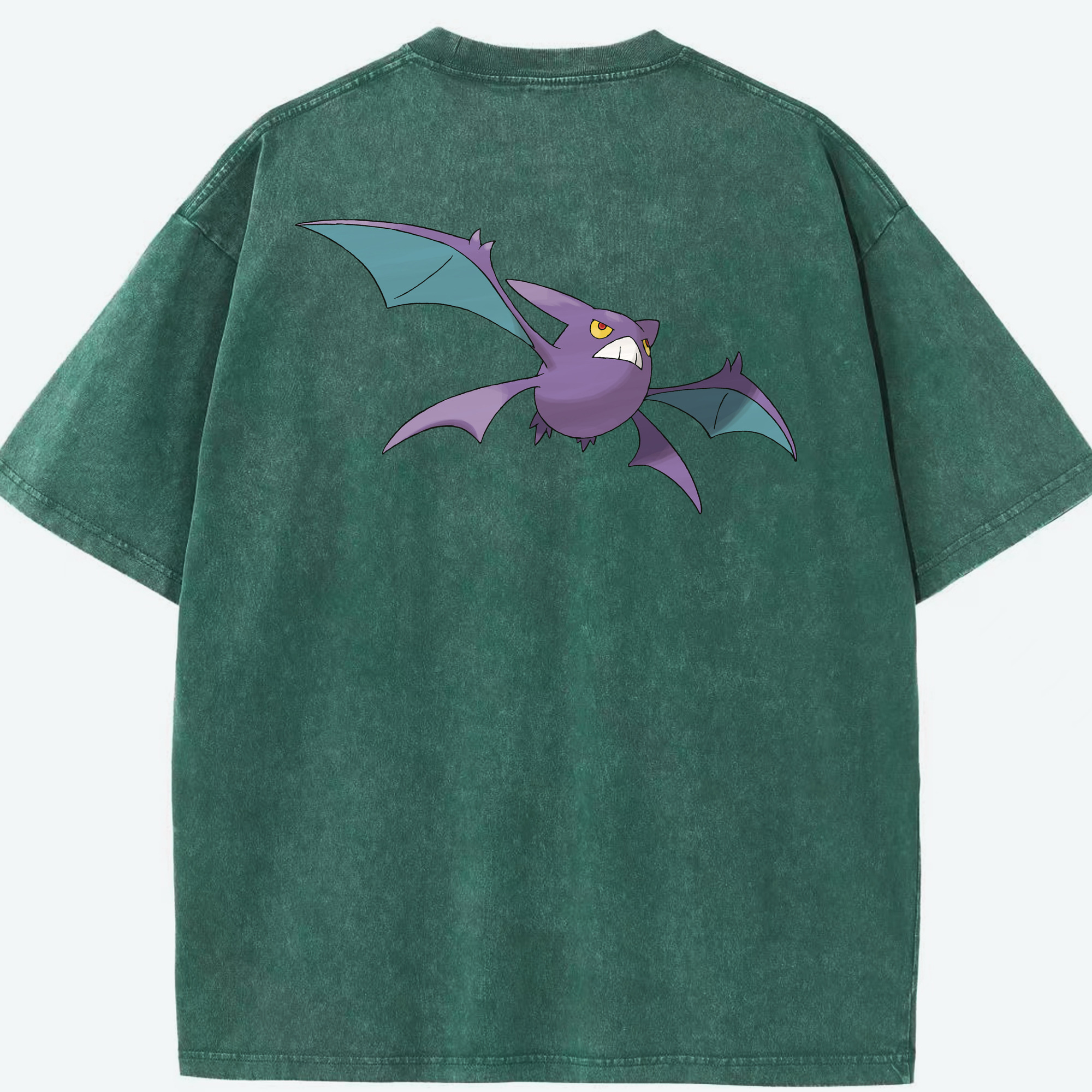 （画像用） ポケットモンスター Pokémon 綿100% ヴィンテージ風 半袖Tシャツ（背面プリント）